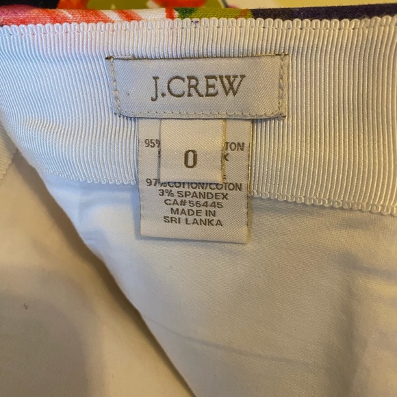 Excellent condition 💕 J Crew floral skirt Sz0 - Picture 3 of 8